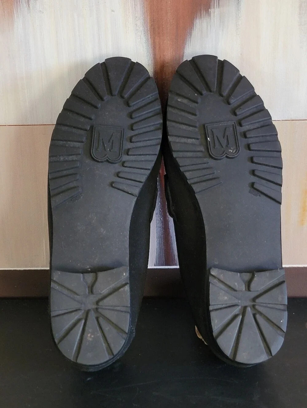 Bruno Magli Womens Black Leather Loafers Sz 39 US 8.5